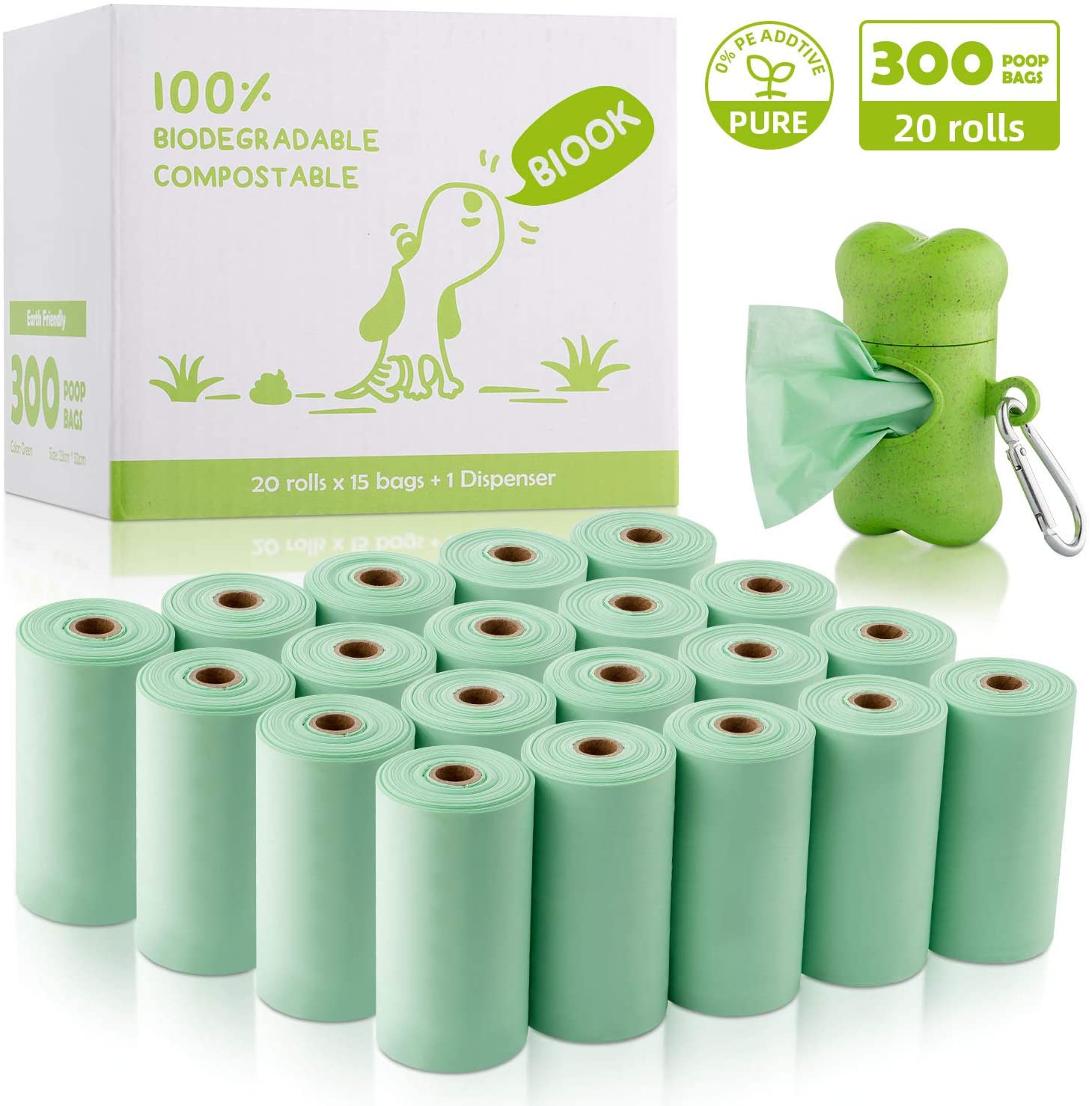 Bolsas Biodegradables Para Perros Poopbags (22 Rollos) (330 Bolsas) – KUMIR
